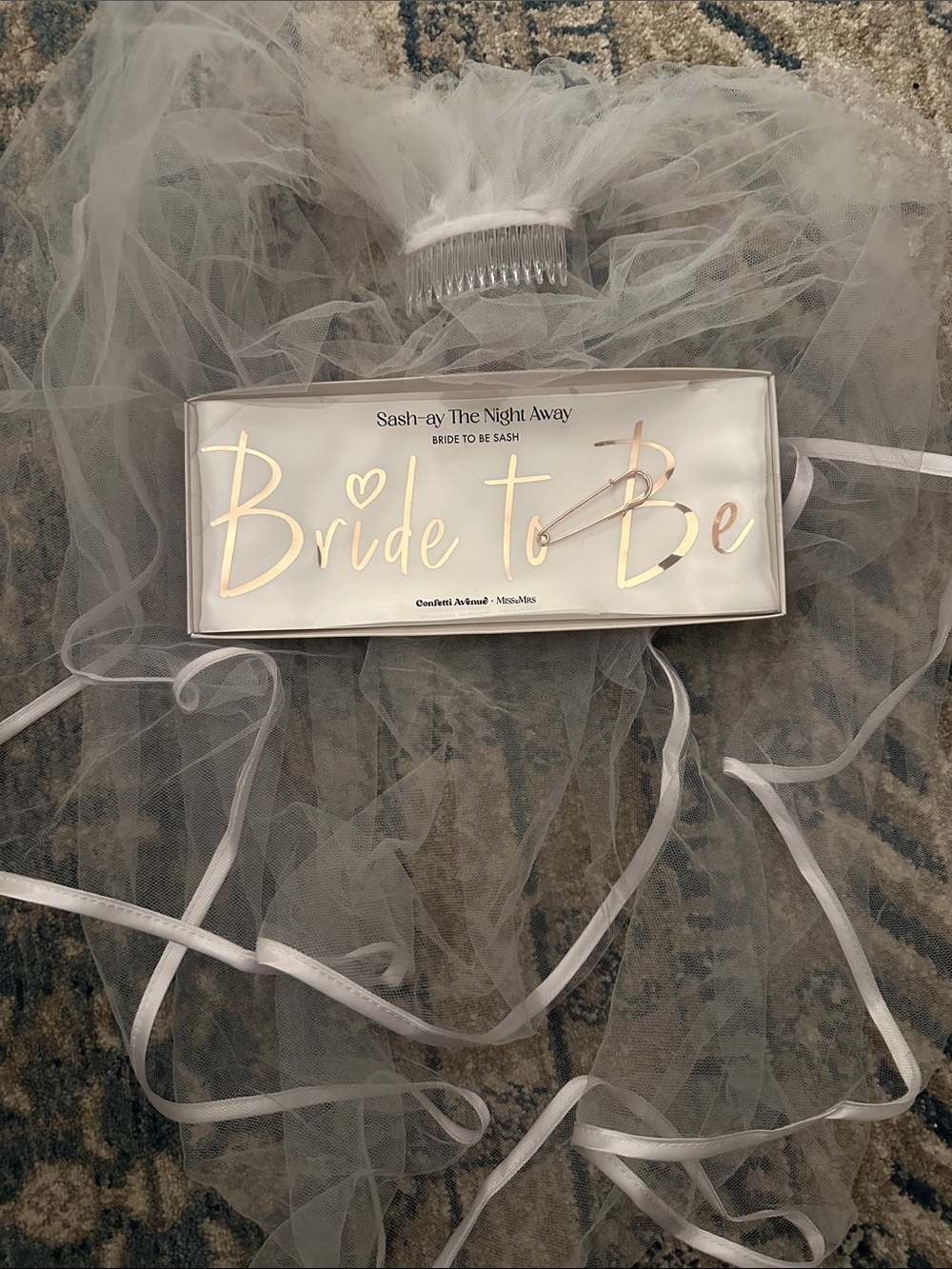 Bachelorette Bundle — Bride to Be Sash and Veil